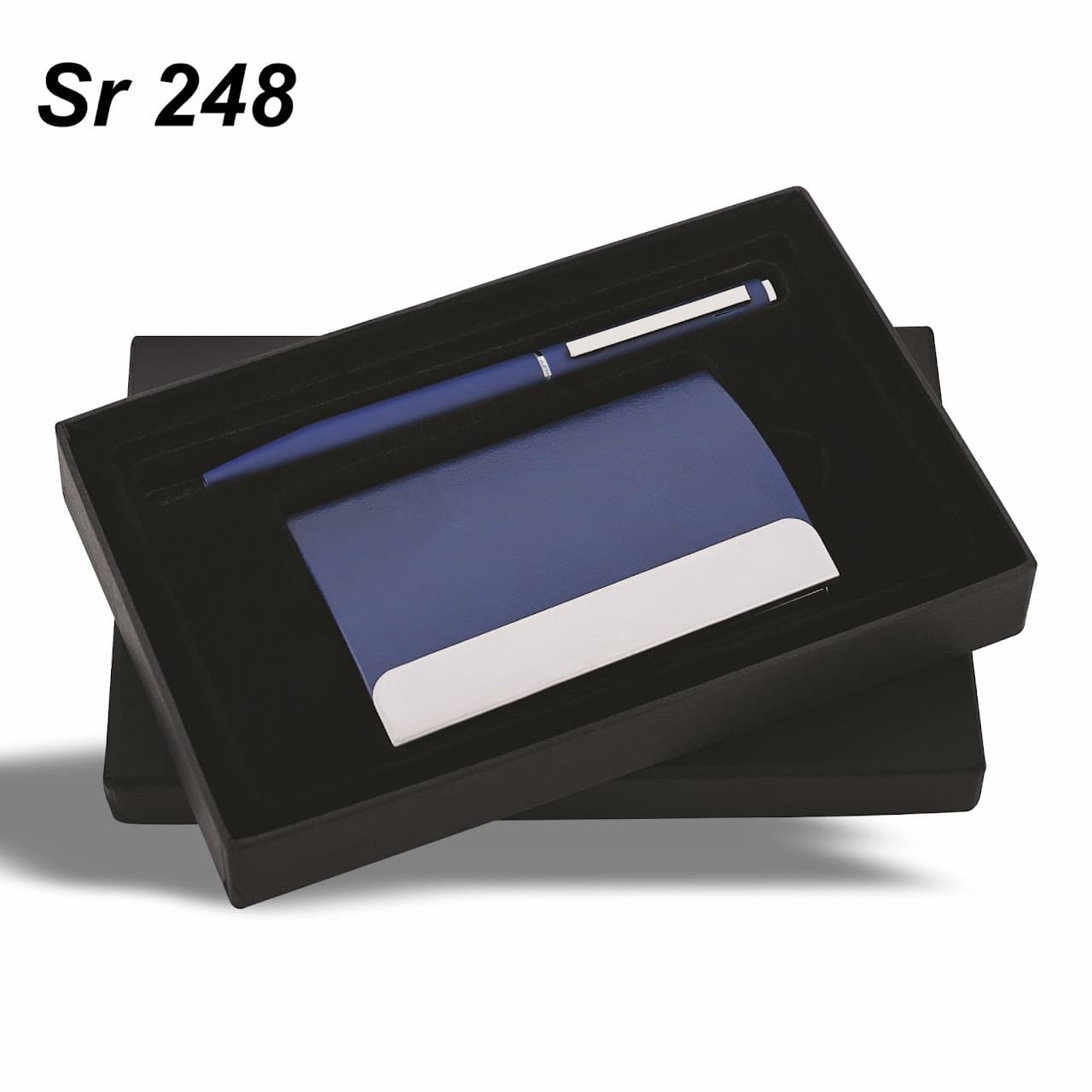 Gift Set – Leatherette – 2-in-1 (Pen + Card Holder) (Sr 248) – custom branded combo sets
