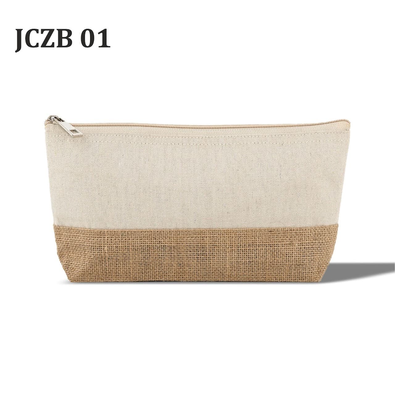 Cotton Jute Hand Pouch – Small - 13 x 25 x 5 cm – custom branded bags
